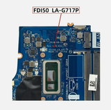 CPU Main Dell Vostro 3490 3590 CPU i3 10210U LA-G717P