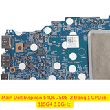 Bo mạch chủ Dell Inspiron 5406 7506 i3-1115G4 hỗ trợ RAM 32GB
