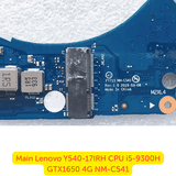 Dịch vụ thay main Lenovo Legion Y540-17IRH tại Trung Tâm Laptop LD