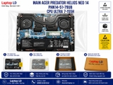 Bo mạch chủ Acer Predator Helios Neo 14 PHN14-51-79UB CPU Ultra 7 155H