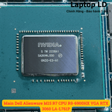 Card đồ họa rời NVIDIA GeForce RTX 3060 trên main Dell Alienware M15 R7