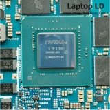 Card VGA RTX 3050Ti trên main laptop Dell Vostro 7510 hỗ trợ xử lý đồ họa mạnh mẽ