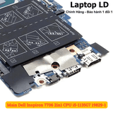 Các cổng kết nối USB, HDMI, LAN trên main Dell Inspiron 7706 2in1