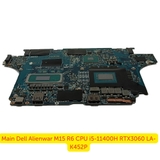 Cổng USB HDMI LAN Trên Main Laptop Dell Alienware M15 R6