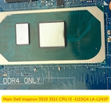 Khu vực CPU trên bo mạch chủ Dell Inspiron 3510 3511 i3-1115G4 zin chính hãng