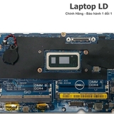 Cận cảnh CPU Intel Core i7-8665U & khu vực chipset trên main Latitude 5400 LA-G892P — Laptop LD