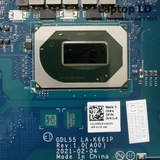 Bộ vi xử lý i7-10870H được tích hợp trực tiếp trên mainboard Dell mã LA-K662P