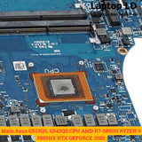 CPU AMD Ryzen 7 5800H / Ryzen 9 5900HX gắn trên main laptop Asus ROG Strix G533QS