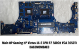 Main HP Gaming HP Victus 16-E CPU R7 5800H VGA 3050TI DAG3M0MBAE0