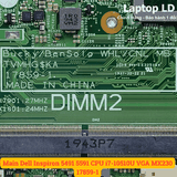 Khe RAM DDR4 trên main Dell Inspiron 5491 5591 CPU i7-10510U