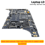 Khe SSD M.2 NVMe trên main Dell Latitude 7320 7420 7520 CPU i7-1185G7