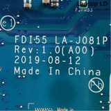 Ảnh mã bo mạch LA-J081P của Dell Inspiron 3493 3593 5493 5593