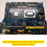 Khe RAM trên main Dell XPS 15 7590 hỗ trợ kiểm tra và nâng cấp bộ nhớ laptop