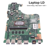 Mặt trước bo mạch chủ Asus X555LD hiển thị đầy đủ linh kiện