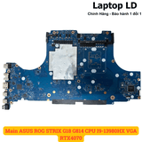 Mặt sau mainboard ASUS ROG Strix G18 G814 CPU i9-13980HX VGA RTX 4070