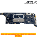 Mặt sau mainboard Dell Latitude 7320 7420 7520 CPU i7-1185G7 mã LA-K371P