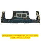 Mặt Sau Mainboard Dell Precision 5540 XPS 7590 CPU i5-9300H GTX1650 LA-H331P