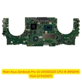 Mặt Trước Main Asus ZenBook Pro 15 UX550GEX i9-8950HK GTX1050Ti Chính Hãng