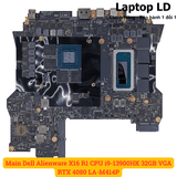Mặt trước main Dell Alienware X16 R1 CPU i9-13900HK RAM 32GB VGA RTX 4080