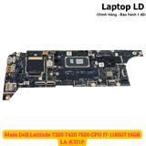 Mặt trước main Dell Latitude 7320 7420 7520 CPU i7-1185G7 chính hãng