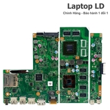 Mặt trước bo mạch chủ Asus Vivobook X540MA hiển thị chipset và linh kiện