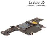 Mặt trước bo mạch chủ Dell Precision 15 7510 với chipset và linh kiện chính