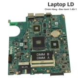 Mặt trước bo mạch chủ Dell Studio 1457 với chipset và linh kiện chính
