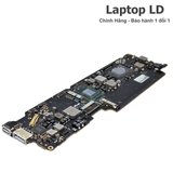 Mặt trước bo mạch chủ MacBook Air 11 inch hiển thị đầy đủ linh kiện