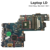 Mặt trước bo mạch chủ Toshiba Satellite C850D hiển thị chipset và linh kiện