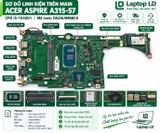 Tổng thể mainboard Acer Aspire A315-57 mã DAZAUIMB8C0