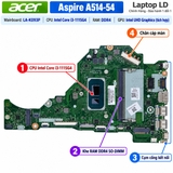 Tổng thể mainboard Acer Aspire A514-54 mã LA-K093P