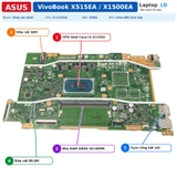 Tổng thể mainboard Asus VivoBook X515EA X1500EA
