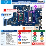 Tổng thể mainboard Dell Inspiron 15 3501 mã LA-K033P