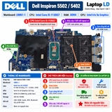 Tổng thể mainboard Dell Inspiron 5502 5402 mã 19861-1
