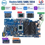 Tổng thể mainboard Dell Vostro 5415 5405 5514 mã 203100-1