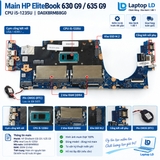 Tổng thể mainboard HP EliteBook 630 G9 635 G9 mã DA0X8RMB8G0