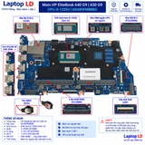 Tổng thể mainboard HP EliteBook 640 G9 650 G9 mã DAX8SFMB8B2