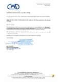 CMD certificate 