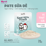 Pate sữa dê PetQ 70g