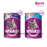 Pate Whiskas cho mèo lon 400g