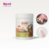 Khăn ướt xỏ ngón tay, vệ sinh răng miệng cho chó mèo Kamt 50 chiếc / hộp
