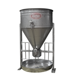 Máng lợn inox 2 bao 50 kg Giải pháp tiết kiệm thời gian và công sức cho chăn nuôi lợn