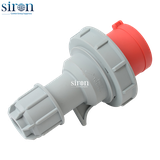 Phích cắm di động màu đỏ IP67 3P+E 6h 32A 380~415V Siron P67F46-32R1
