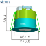 Công tắc cảm ứng chuyển động hồng ngoại âm trần tròn Siron Sr-SS006