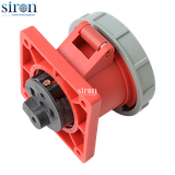 Ổ cắm công nghiệp âm đỏ IP67 3P+E 6h 32A 380~415V Siron S67R46-32R1