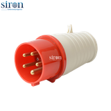 Phích cắm di động màu đỏ IP44 3P+N+E 6h 32A 220~415V Siron P44F56-32R1