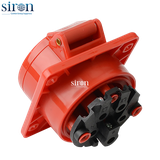 Ổ cắm công nghiệp âm đỏ IP44 3P+N+E 6h 16A 220~415V Siron S44R56-16R1