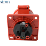 Ổ cắm công nghiệp âm đỏ IP44 3P+E 6h 32A 380~415V Siron S44R46-32R1