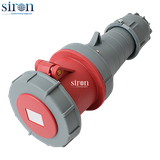 Phích cắm di động màu đỏ IP67 3P+N+E 6h 63A 220~415V Siron P67F56-63R3
