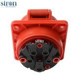 Ổ cắm công nghiệp âm đỏ IP44 3P+N+E 6h 16A 220~415V Siron S44R56-16R2